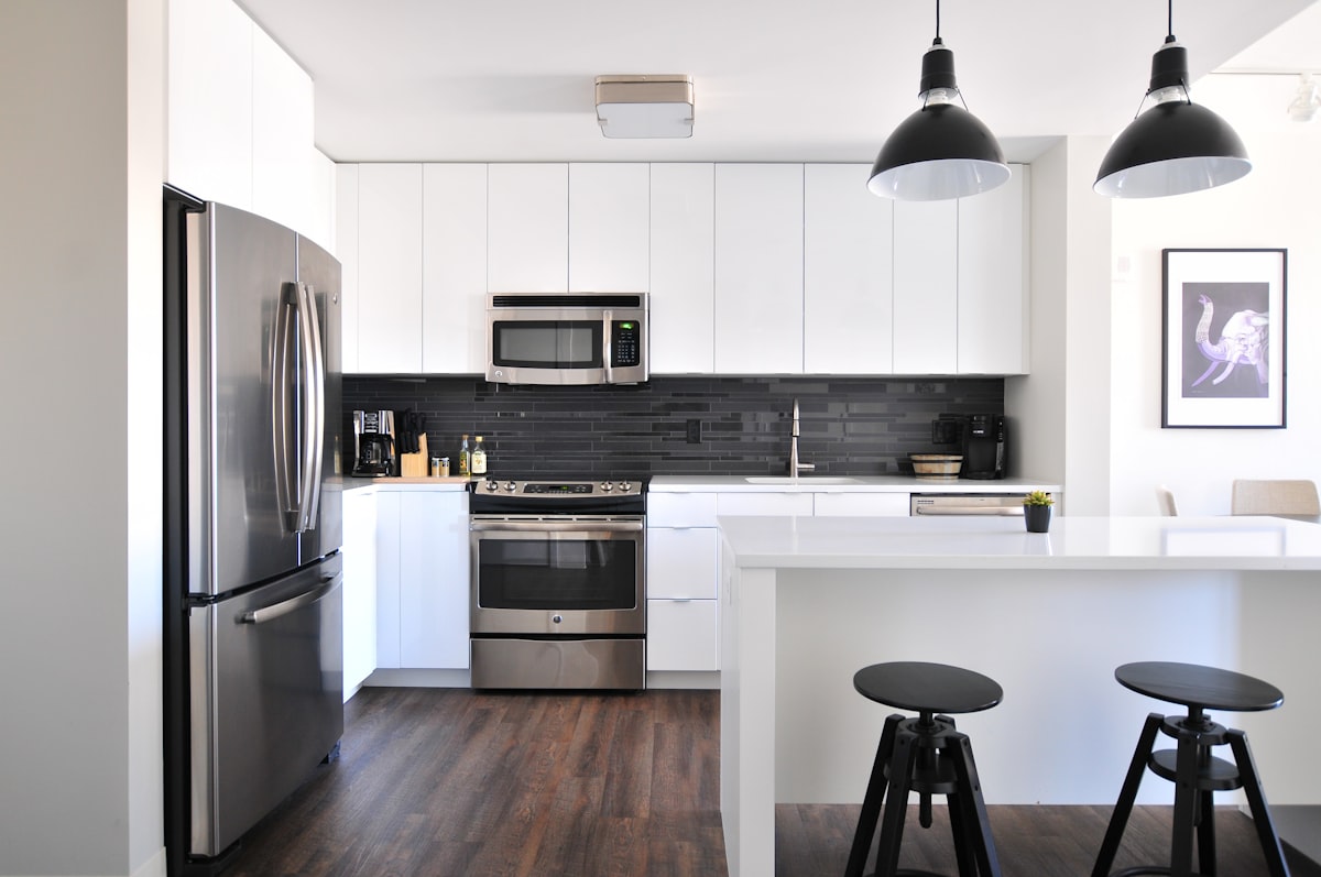 Apartment kitchen interior suited for a medium-term stay abroad